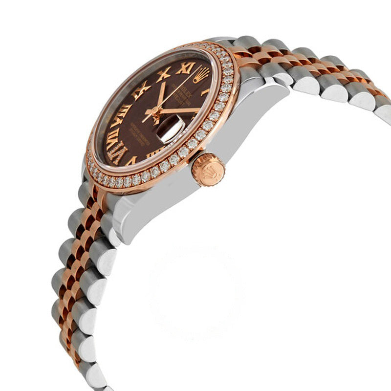 Relógio Datejust Chocolate com Mostrador Romano Automático Ladies em Aço e Ouro Everose Jubilee  - Mercado de Luxo - O Maior E-Commerce de Bens, Produtos e Serviços de Luxo do Brasil.
