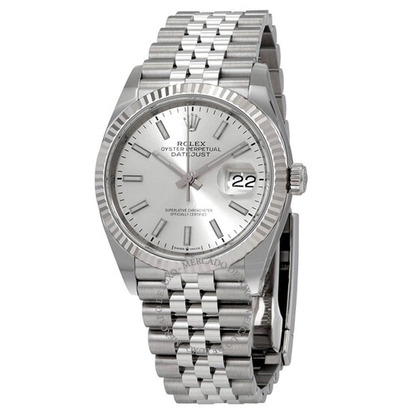 Relógio Datejust 36 automático com mostrador prateado Ladies Jubilee 36 mm - Mercado de Luxo - O Maior E-Commerce de Bens, Produtos e Serviços de Luxo do Brasil.