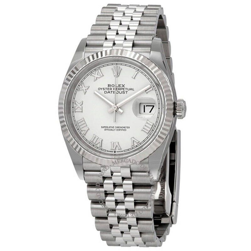 Relógio Datejust 36 automático com mostrador branco Ladies Jubilee 36 mm - Mercado de Luxo - O Maior E-Commerce de Bens, Produtos e Serviços de Luxo do Brasil.