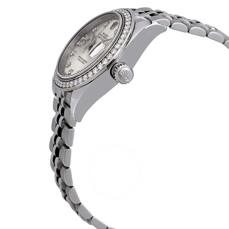 Relógio Lady Datejust Automático Prateado com Mostrador Romano e Diamante Jubilee Ladies  - Mercado de Luxo - O Maior E-Commerce de Bens, Produtos e Serviços de Luxo do Brasil.