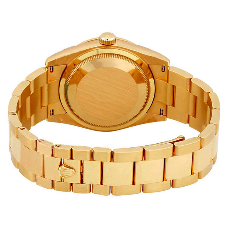 Relógio Oyster Day-Date 36 Champagne Jubilee Dial Automático com Diamantes Ladies em Ouro Amarelo 18k 36 mm - Mercado de Luxo - O Maior E-Commerce de Bens, Produtos e Serviços de Luxo do Brasil.
