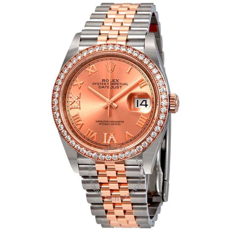 Relógio Datejust 36 automático com mostrador de diamante rosa Ladies em aço e ouro Everose 18K Jubilee 36 mm - Mercado de Luxo - O Maior E-Commerce de Bens, Produtos e Serviços de Luxo do Brasil.