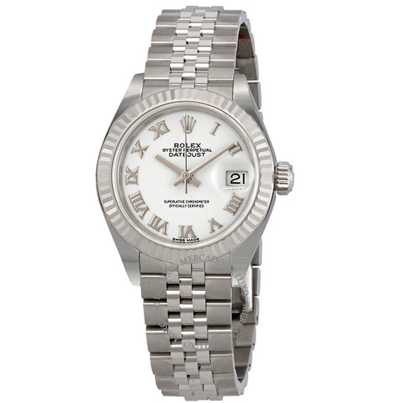 Relógio Lady-Datejust Jubilee automático com mostrador branco Ladies 28 mm - Mercado de Luxo - O Maior E-Commerce de Bens, Produtos e Serviços de Luxo do Brasil.