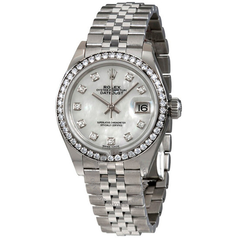Relógio Lady- Datejust Madrepérola com Mostrador de Diamante Ladies Jubilee 28 mm - Mercado de Luxo - O Maior E-Commerce de Bens, Produtos e Serviços de Luxo do Brasil.