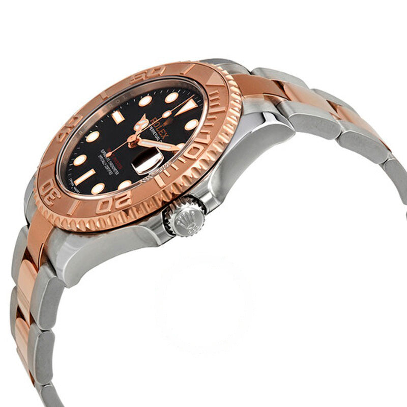 Relógio Oyster Yacht-Master 37 automático com mostrador preto Ladies em aço e ouro Everose 18K 37 mm - Mercado de Luxo - O Maior E-Commerce de Bens, Produtos e Serviços de Luxo do Brasil.