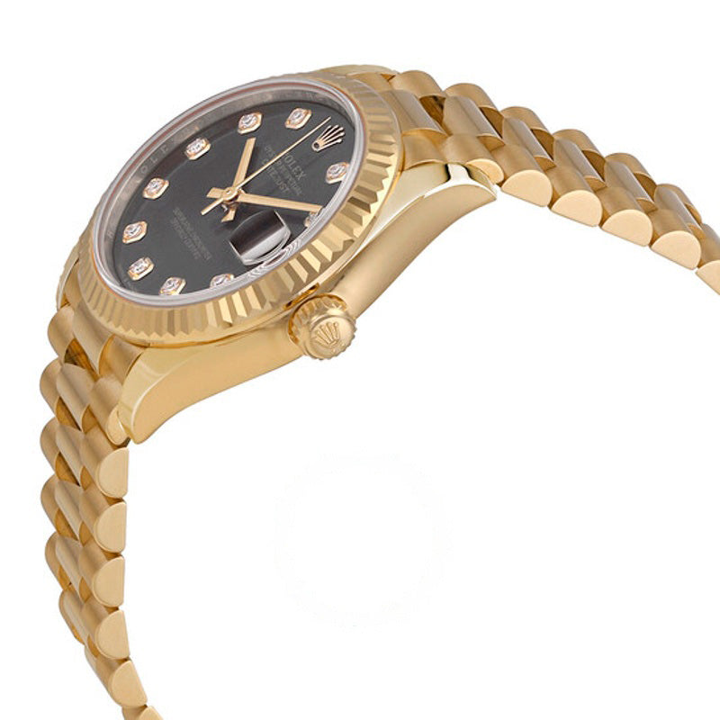 Relógio Datejust 31 Automático Ouro Amarelo 18k Mostrador Cinza Diamante 31 mm - Mercado de Luxo - O Maior E-Commerce de Bens, Produtos e Serviços de Luxo do Brasil.