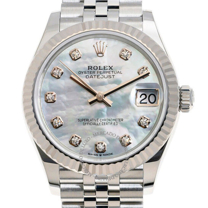 Relógio Datejust 31 Automático Diamante  - Mercado de Luxo - O Maior E-Commerce de Bens, Produtos e Serviços de Luxo do Brasil.