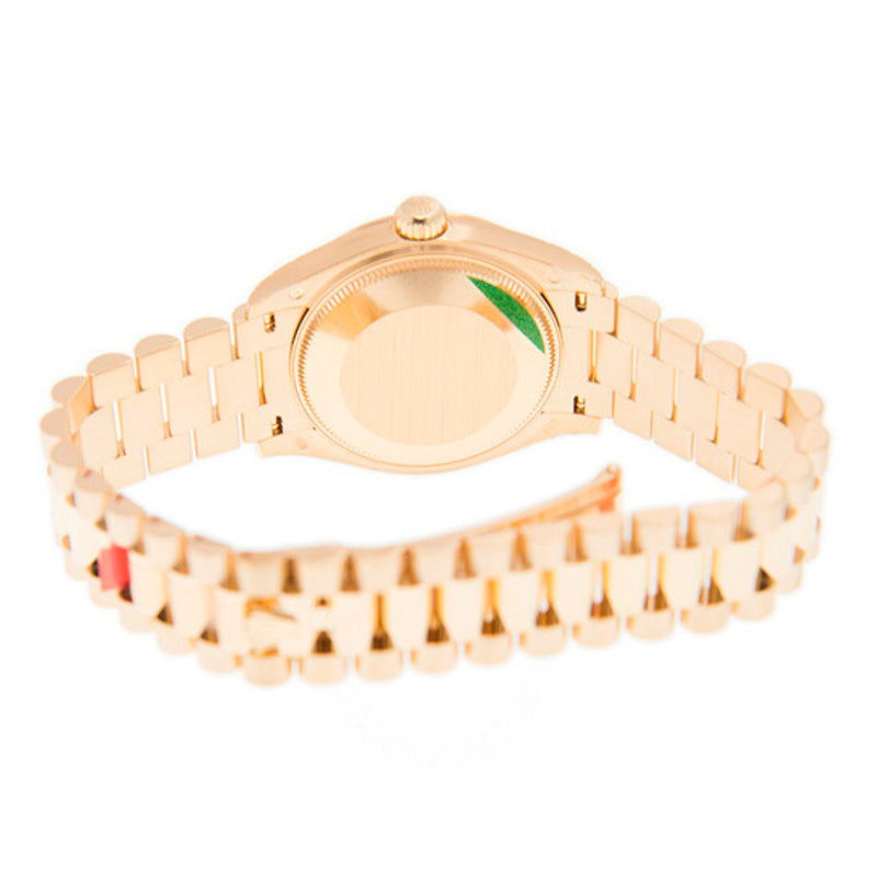 Relógio Datejust 31 automático em ouro amarelo 18k com mostrador de diamante verde oliva e presidente 31 mm - Mercado de Luxo - O Maior E-Commerce de Bens, Produtos e Serviços de Luxo do Brasil.