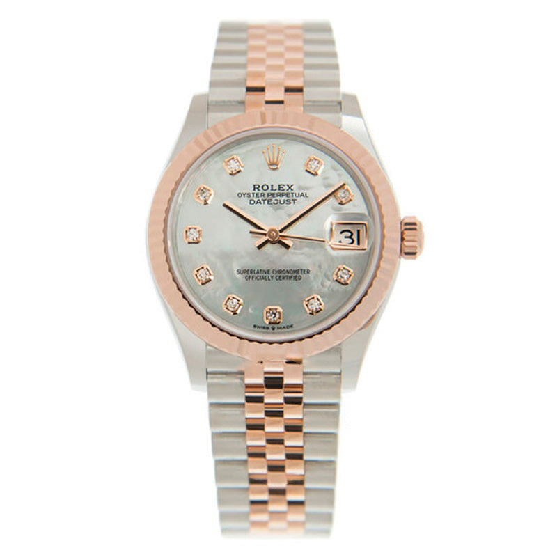 Relógio Datejust 31 Jubilee Automático em Aço e Ouro Everose 18k com Mostrador de Diamante e Madrepérola 31 mm - Mercado de Luxo - O Maior E-Commerce de Bens, Produtos e Serviços de Luxo do Brasil.