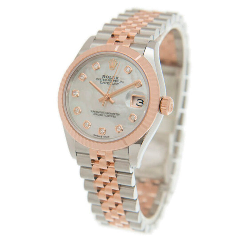 Relógio Datejust 31 Jubilee Automático em Aço e Ouro Everose 18k com Mostrador de Diamante e Madrepérola 31 mm - Mercado de Luxo - O Maior E-Commerce de Bens, Produtos e Serviços de Luxo do Brasil.