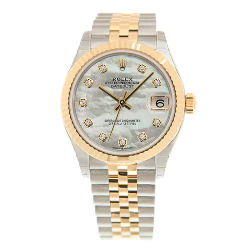 Relógio Datejust 31 Jubilee Automático em Aço e Ouro Amarelo 18k com Mostrador de Diamante e Madrepérola 31 mm - Mercado de Luxo - O Maior E-Commerce de Bens, Produtos e Serviços de Luxo do Brasil.