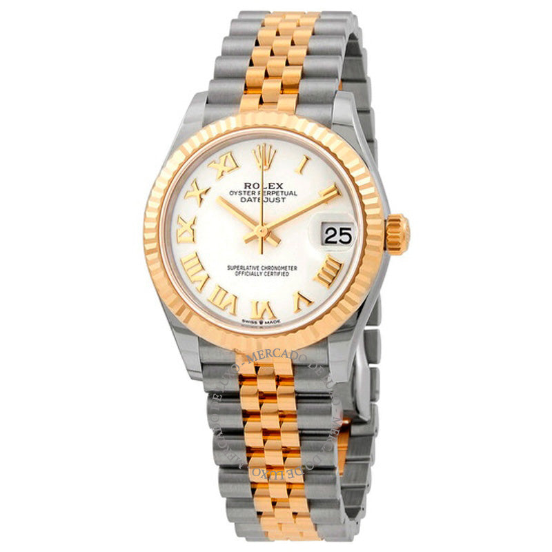 Relógio Datejust 31 automático mostrador branco em aço e ouro amarelo 18k Jubilee 31 mm - Mercado de Luxo - O Maior E-Commerce de Bens, Produtos e Serviços de Luxo do Brasil.