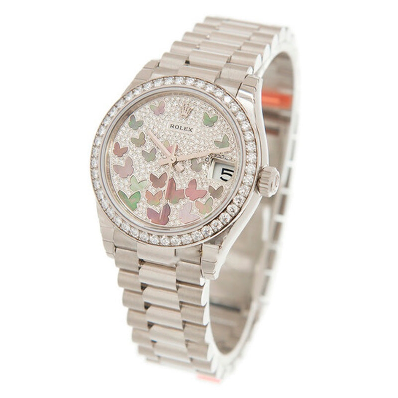Relógio Datejust 31 com mostrador de diamantes e acabamento em ouro branco 18k para mulheres  - Mercado de Luxo - O Maior E-Commerce de Bens, Produtos e Serviços de Luxo do Brasil.