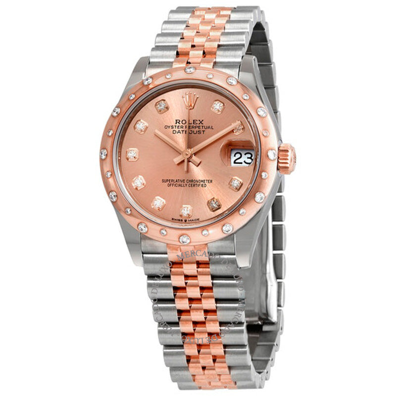 Relógio DateJust 31 Rose Dial Automático em Aço e Ouro Everose 18k Jubilee 31 mm - Mercado de Luxo - O Maior E-Commerce de Bens, Produtos e Serviços de Luxo do Brasil.