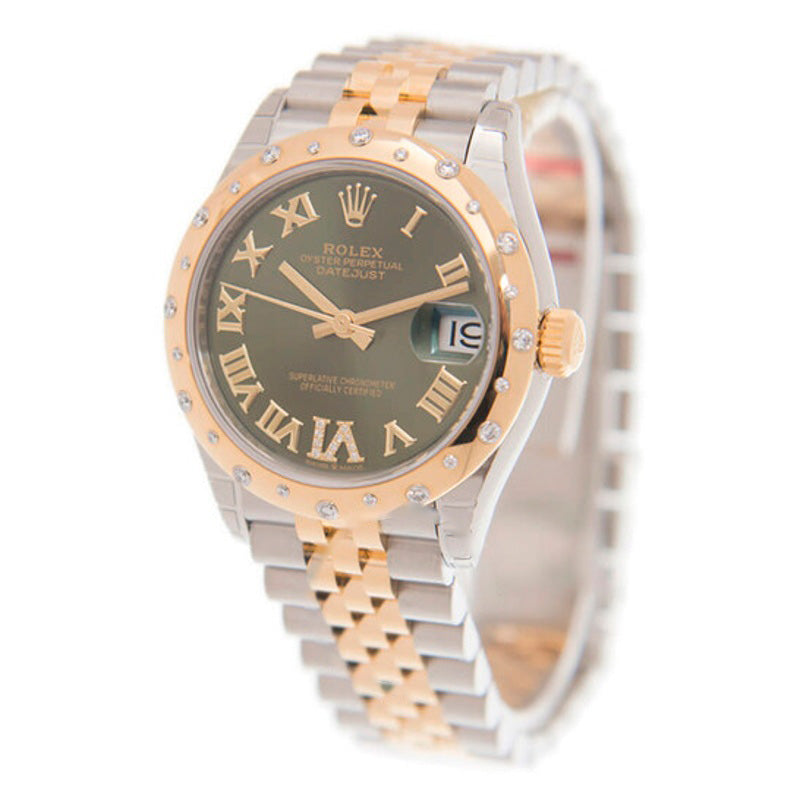 Relógio Datejust 31 Jubilee Automático em Aço e Ouro Amarelo 18k com Mostrador Verde Oliva 31 mm - Mercado de Luxo - O Maior E-Commerce de Bens, Produtos e Serviços de Luxo do Brasil.