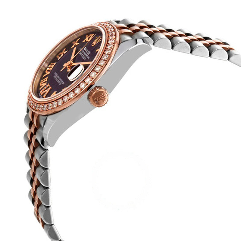 Relógio Datejust 31 Aubergine Dial Automático em Aço e Ouro Everose 18k Jubilee 31 mm - Mercado de Luxo - O Maior E-Commerce de Bens, Produtos e Serviços de Luxo do Brasil.