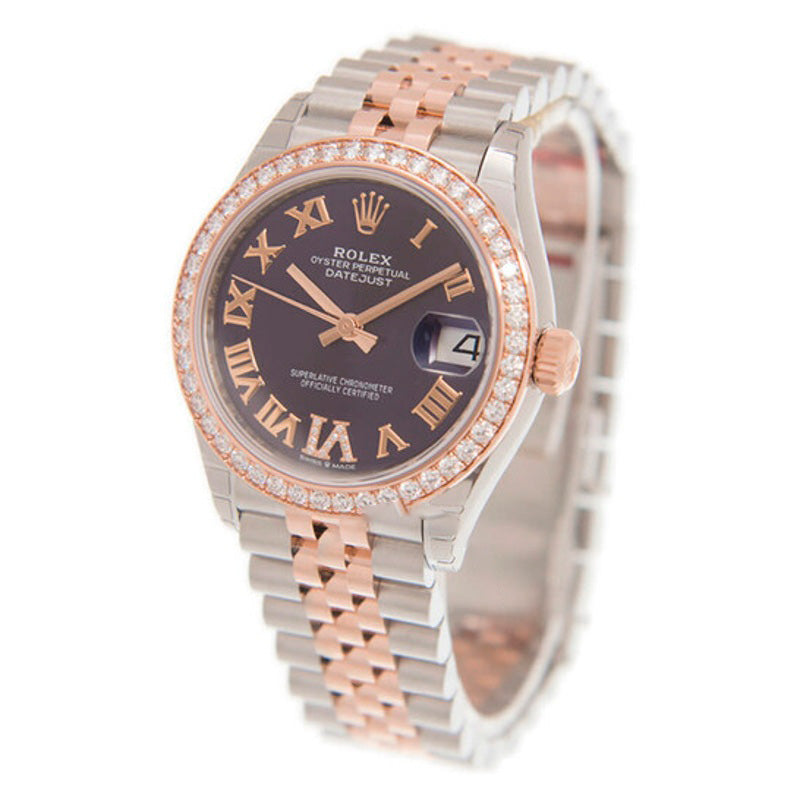 Relógio Datejust 31 Aubergine Dial Automático em Aço e Ouro Everose 18k Jubilee 31 mm - Mercado de Luxo - O Maior E-Commerce de Bens, Produtos e Serviços de Luxo do Brasil.
