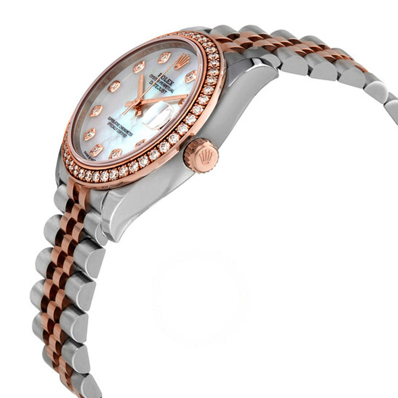 Relógio Datejust Jubilee automático em aço e ouro Everose com mostrador de diamante e madrepérola 31 mm - Mercado de Luxo - O Maior E-Commerce de Bens, Produtos e Serviços de Luxo do Brasil.