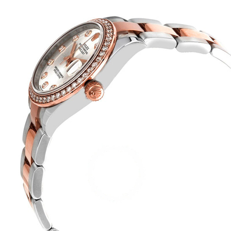 Relógio Oyster Datejust 31 automático em aço e ouro Everose 18k com mostrador de diamantes  - Mercado de Luxo - O Maior E-Commerce de Bens, Produtos e Serviços de Luxo do Brasil.