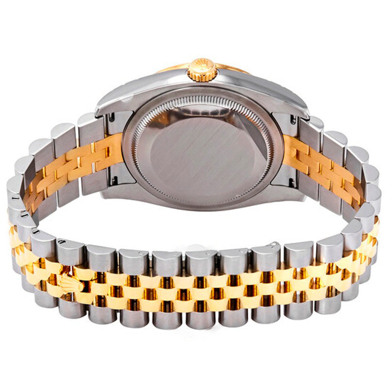 Relógio Jubilee automático em aço e ouro amarelo 18k com mostrador de diamante cinza  - Mercado de Luxo - O Maior E-Commerce de Bens, Produtos e Serviços de Luxo do Brasil.