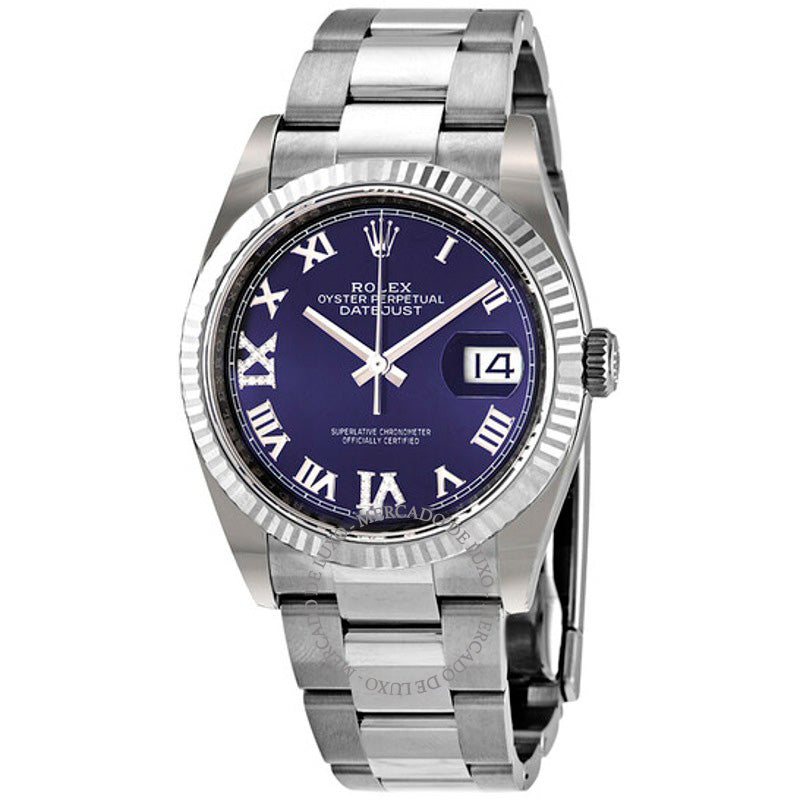Relógio Datejust 36 Aubergine Sunburst Automático 36 mm - Mercado de Luxo - O Maior E-Commerce de Bens, Produtos e Serviços de Luxo do Brasil.
