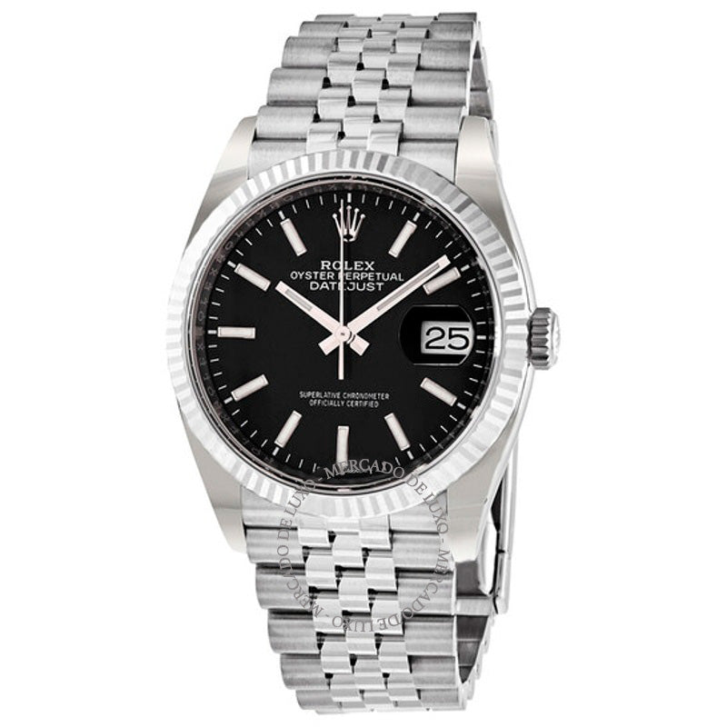 Relógio Datejust 36 Automático Mostrador Preto 36 mm - Mercado de Luxo - O Maior E-Commerce de Bens, Produtos e Serviços de Luxo do Brasil.