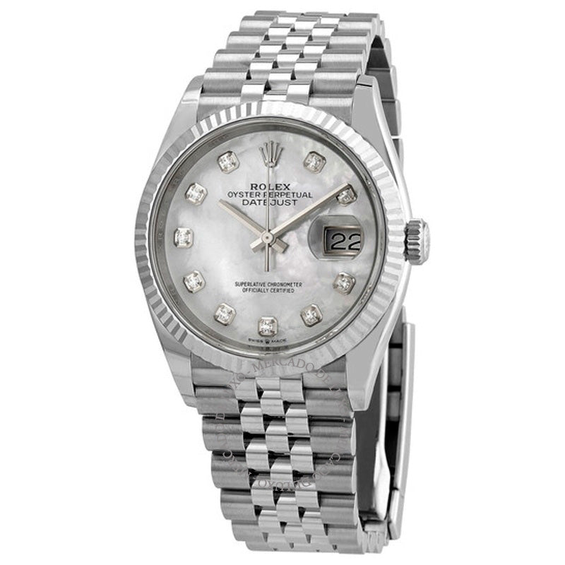 Relógio Jubilee Datejust 36 com Mostrador de Diamante e Madrepérola 36 mm - Mercado de Luxo - O Maior E-Commerce de Bens, Produtos e Serviços de Luxo do Brasil.