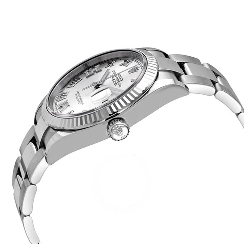 Relógio Oyster Automático Datejust 36 Prata com Mostrador de Diamante  - Mercado de Luxo - O Maior E-Commerce de Bens, Produtos e Serviços de Luxo do Brasil.