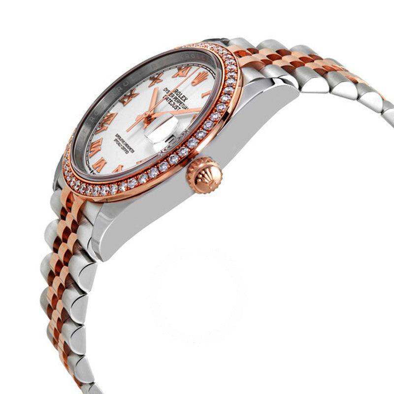 Relógio Datejust 36 automático mostrador branco em aço e ouro Everose 18k Jubilee 36 mm - Mercado de Luxo - O Maior E-Commerce de Bens, Produtos e Serviços de Luxo do Brasil.