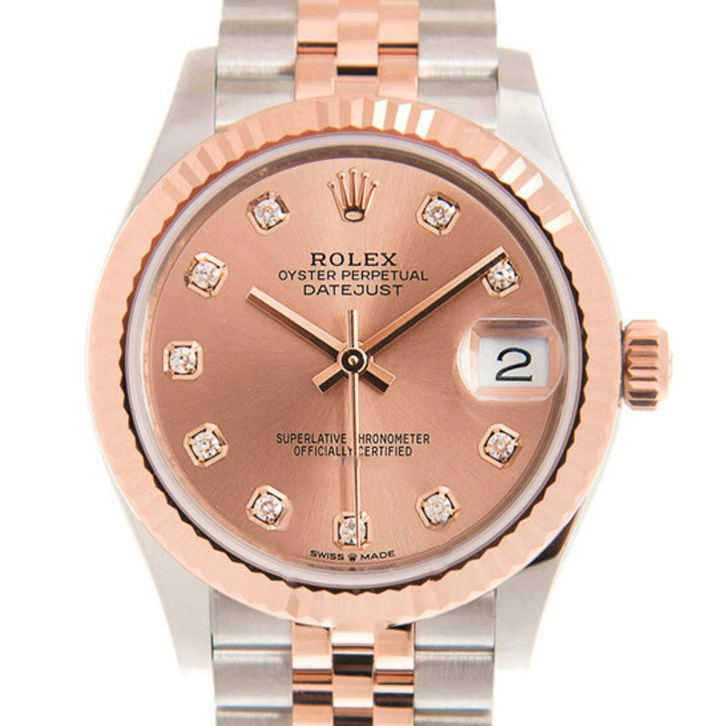 Relógio Datejust Cronômetro Automático Diamante Rosa Dial 2782 31 mm - Mercado de Luxo - O Maior E-Commerce de Bens, Produtos e Serviços de Luxo do Brasil.