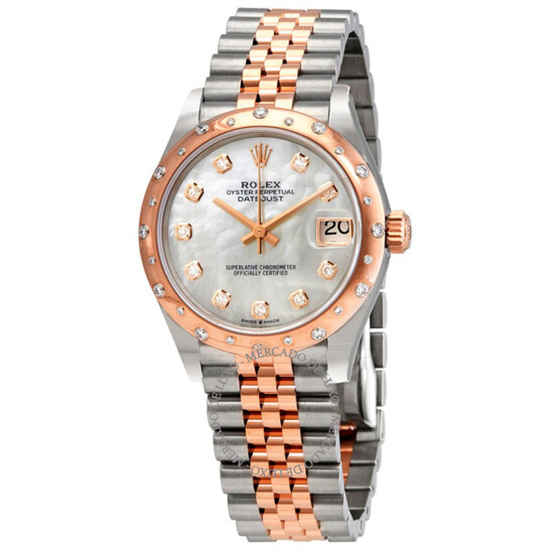 Relógio Datejust Cronômetro Automático Madrepérola Diamante 31 mm - Mercado de Luxo - O Maior E-Commerce de Bens, Produtos e Serviços de Luxo do Brasil.
