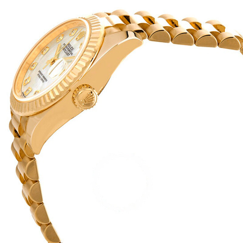 Relógio Lady Datejust Cronômetro Automático Diamante Branco Madrepérola Mostrador 28 mm - Mercado de Luxo - O Maior E-Commerce de Bens, Produtos e Serviços de Luxo do Brasil.