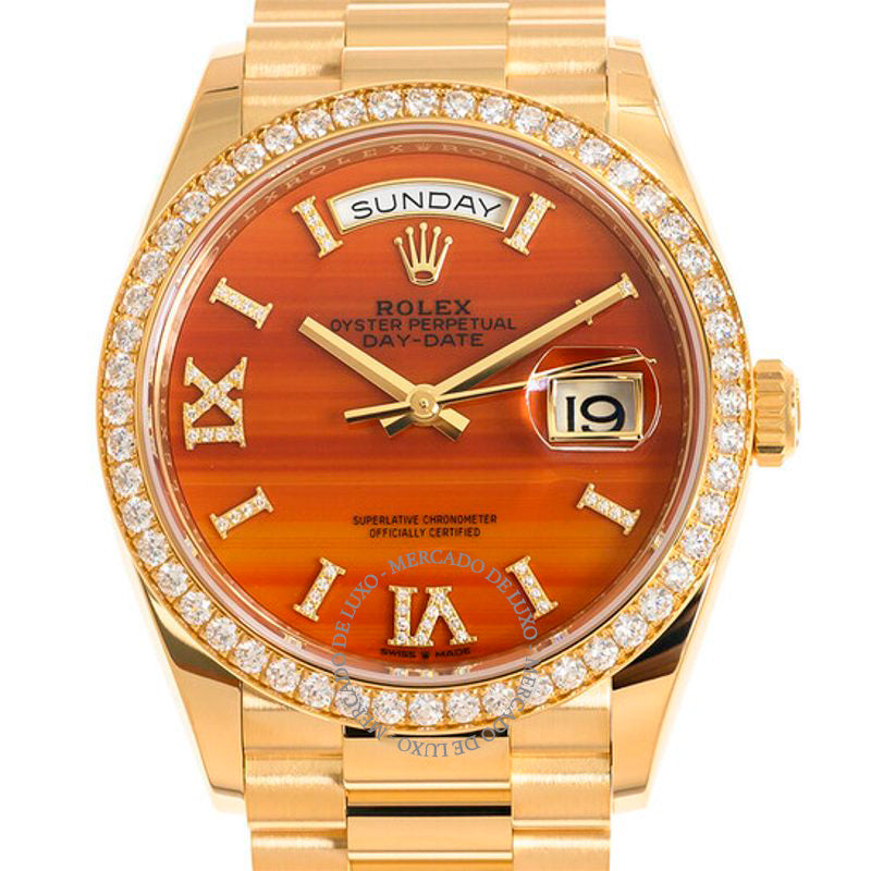 Relógio Dia Data Cronômetro Automático Diamante 36 mm - Mercado de Luxo - O Maior E-Commerce de Bens, Produtos e Serviços de Luxo do Brasil.