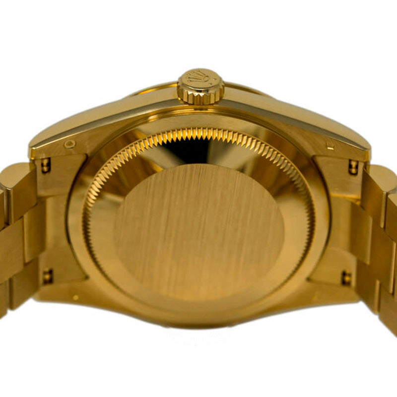 Relógio Day-Date Champagne automático em ouro amarelo 18k1 36 mm - Mercado de Luxo - O Maior E-Commerce de Bens, Produtos e Serviços de Luxo do Brasil.