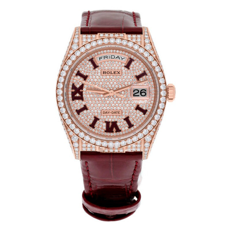 Relógio Daydate Cronógrafo Automático Diamante  - Mercado de Luxo - O Maior E-Commerce de Bens, Produtos e Serviços de Luxo do Brasil.
