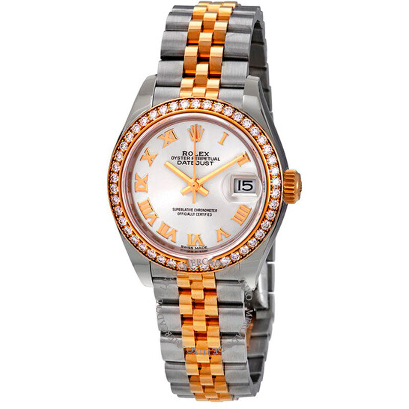 Relógio Lady-Datejust 28 automático mostrador prateado em aço e ouro amarelo 18k Jubilee 28 mm - Mercado de Luxo - O Maior E-Commerce de Bens, Produtos e Serviços de Luxo do Brasil.