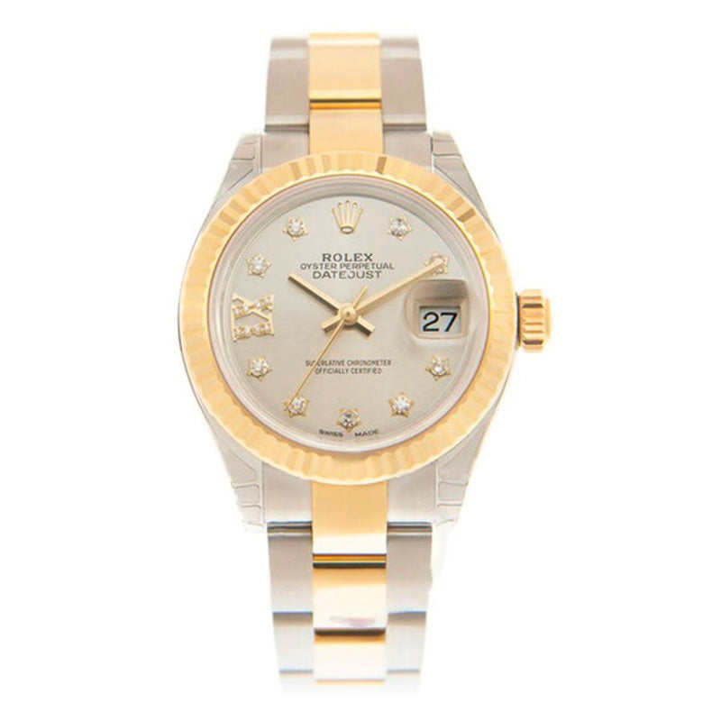 Relógio Lady Datejust Cronômetro Automático Mostrador Prateado com Diamantes 28 mm - Mercado de Luxo - O Maior E-Commerce de Bens, Produtos e Serviços de Luxo do Brasil.