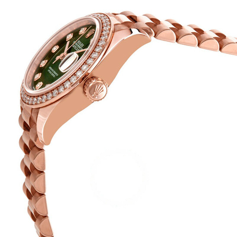 Relógio Lady-Datejust Automático Diamante Mostrador Verde 28 mm - Mercado de Luxo - O Maior E-Commerce de Bens, Produtos e Serviços de Luxo do Brasil.