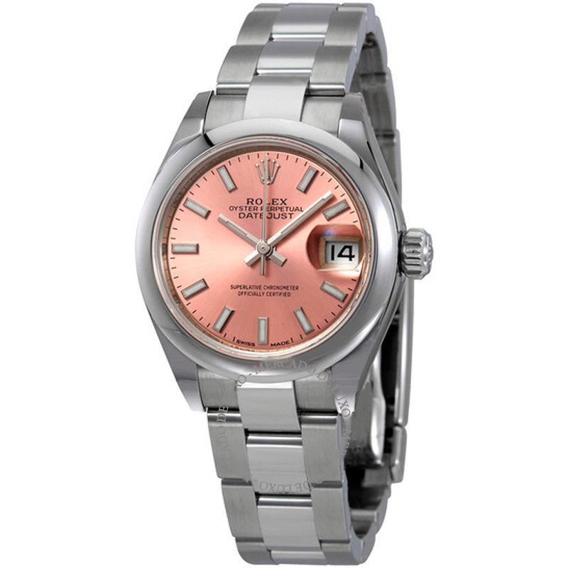 Relógio Oyster Lady Datejust Automático com Mostrador Rosa 28 mm - Mercado de Luxo - O Maior E-Commerce de Bens, Produtos e Serviços de Luxo do Brasil.