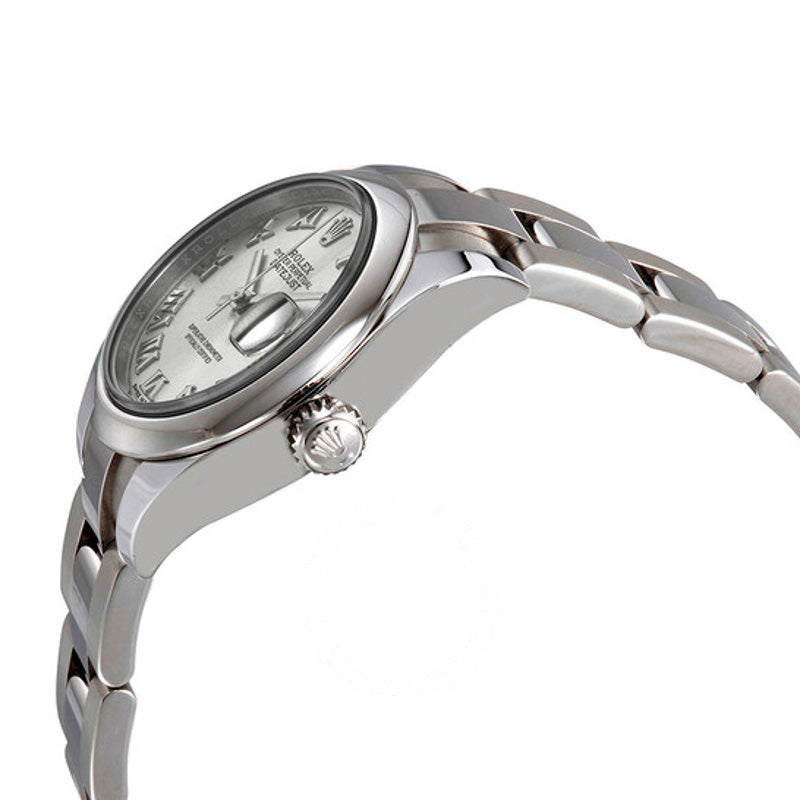 Relógio Oyster Lady Datejust Automático com Mostrador Prateado 28 mm - Mercado de Luxo - O Maior E-Commerce de Bens, Produtos e Serviços de Luxo do Brasil.