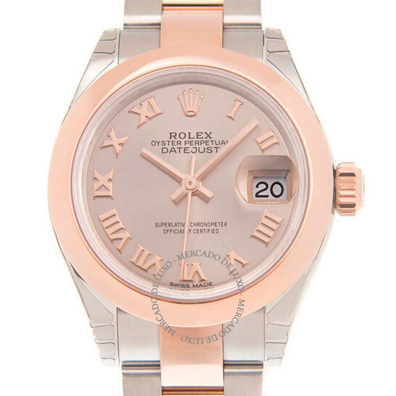 Relógio Lady Datejust Sundust Dial 27916 28 mm - Mercado de Luxo - O Maior E-Commerce de Bens, Produtos e Serviços de Luxo do Brasil.