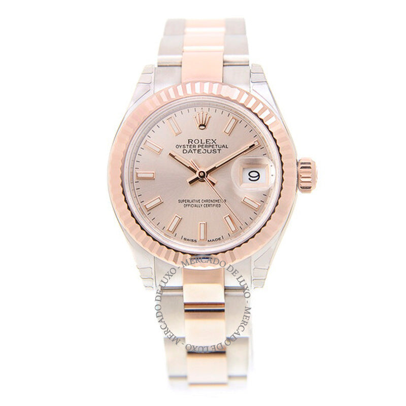 Relógio Lady Datejust Sunburst Dial Cronômetro Automático 28 mm - Mercado de Luxo - O Maior E-Commerce de Bens, Produtos e Serviços de Luxo do Brasil.