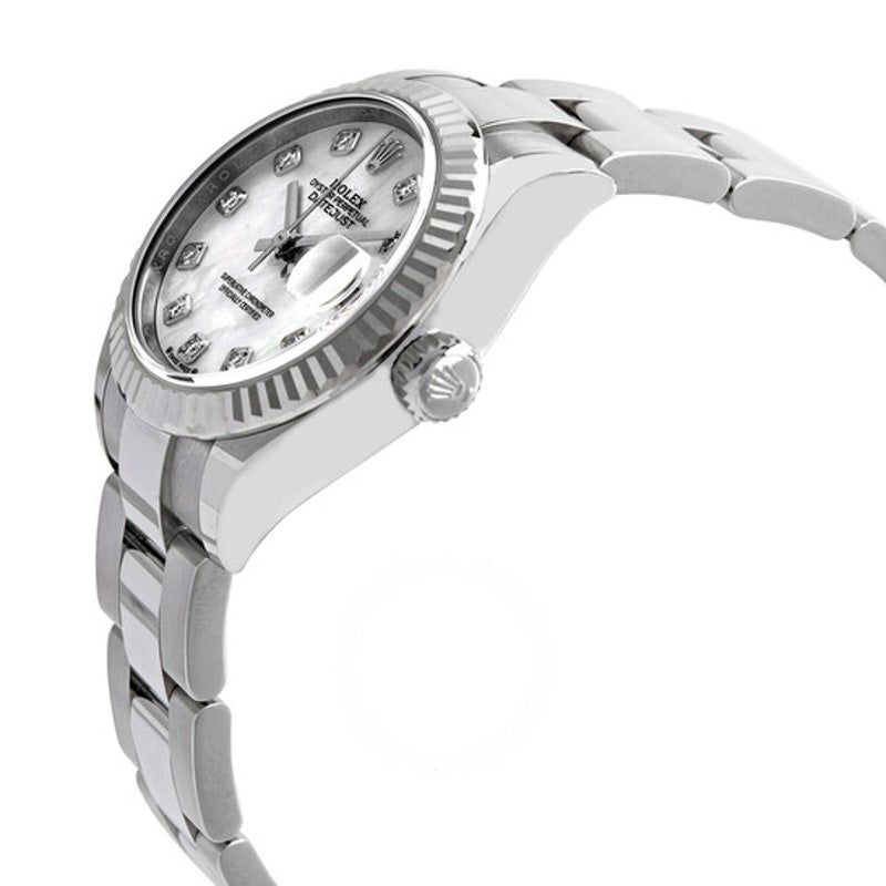 Relógio Oyster Lady Datejust Automático Madrepérola Mostrador de Diamante 28 mm - Mercado de Luxo - O Maior E-Commerce de Bens, Produtos e Serviços de Luxo do Brasil.