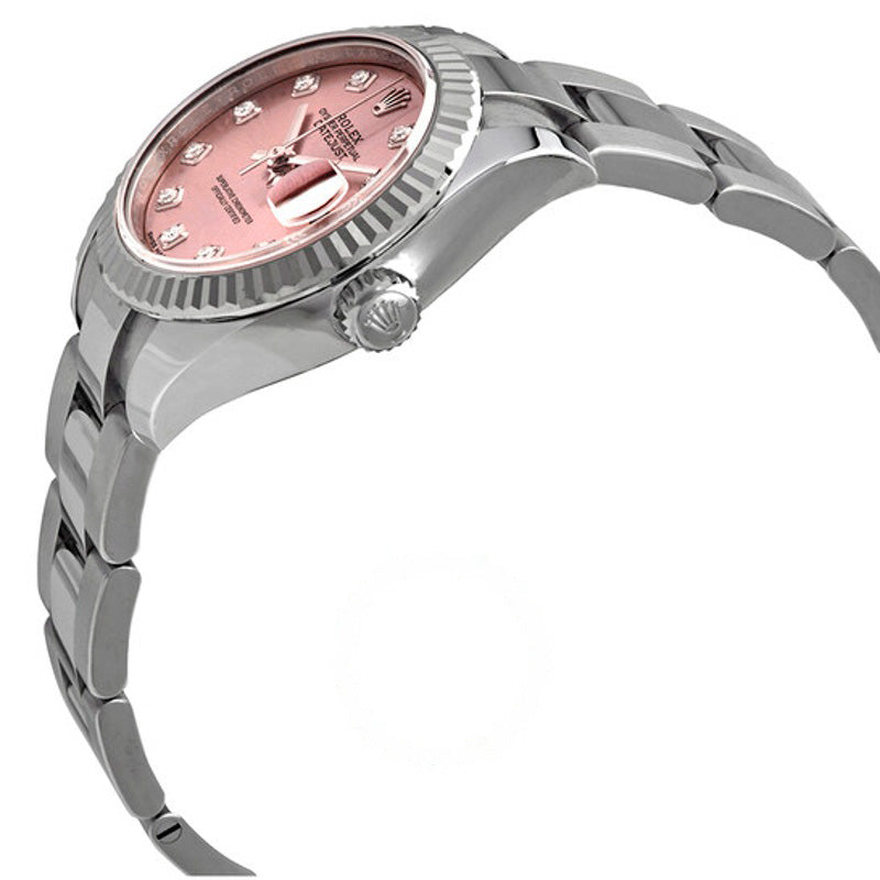 Relógio Oyster Lady Datejust Automático com Mostrador de Diamante Rosa 28 mm - Mercado de Luxo - O Maior E-Commerce de Bens, Produtos e Serviços de Luxo do Brasil.