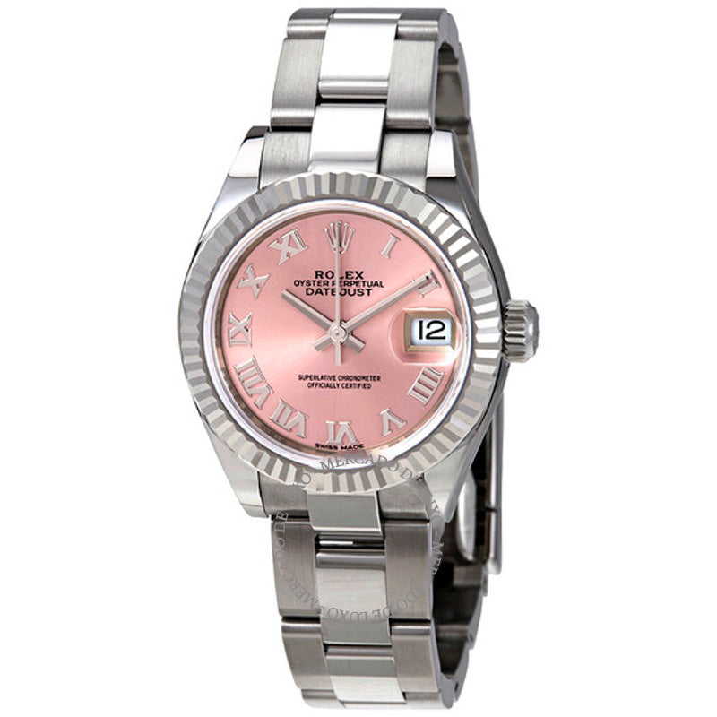 Relógio Oyster Lady Datejust Automático com Mostrador Rosa  - Mercado de Luxo - O Maior E-Commerce de Bens, Produtos e Serviços de Luxo do Brasil.