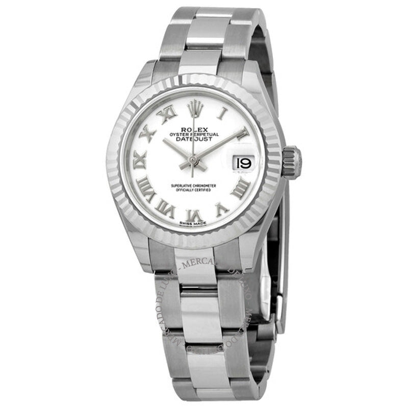 Relógio Oyster Lady Datejust Automático Mostrador Branco 28 mm - Mercado de Luxo - O Maior E-Commerce de Bens, Produtos e Serviços de Luxo do Brasil.