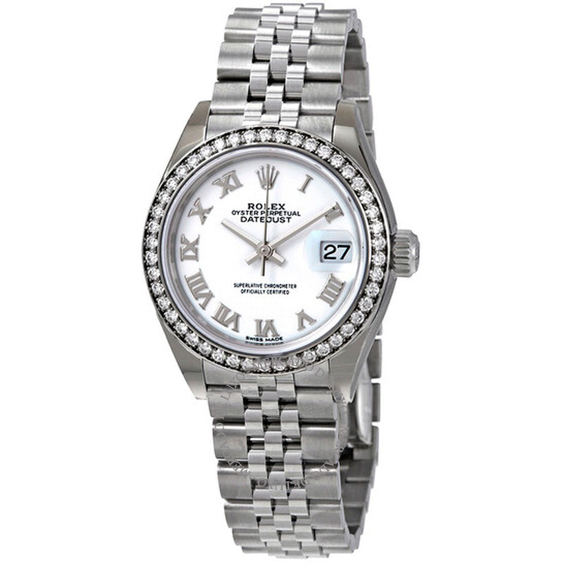 Relógio Lady Datejust Automático Mostrador Branco Jubilee 28 mm - Mercado de Luxo - O Maior E-Commerce de Bens, Produtos e Serviços de Luxo do Brasil.