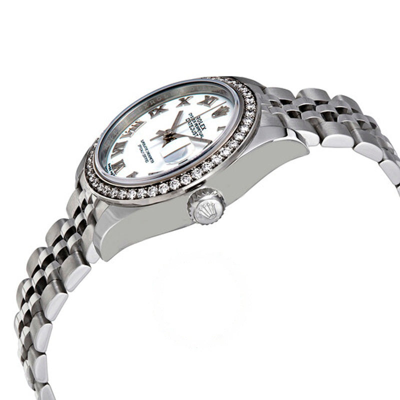 Relógio Lady Datejust Automático Mostrador Branco Jubilee 28 mm - Mercado de Luxo - O Maior E-Commerce de Bens, Produtos e Serviços de Luxo do Brasil.