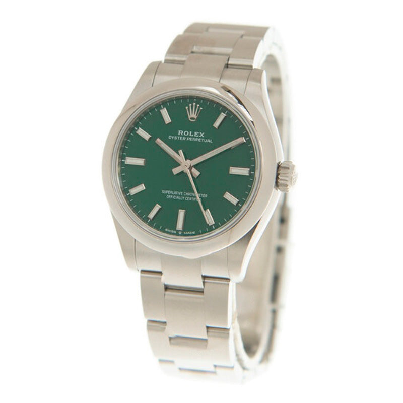 Relógio Oyster Perpetual 31 Automático Mostrador Verde 31 mm - Mercado de Luxo - O Maior E-Commerce de Bens, Produtos e Serviços de Luxo do Brasil.