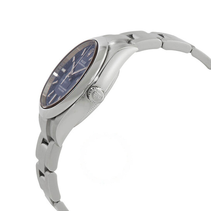 Relógio Oyster Perpetual 34 Cronômetro Automático Mostrador Azul 34 mm - Mercado de Luxo - O Maior E-Commerce de Bens, Produtos e Serviços de Luxo do Brasil.